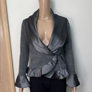 Francesco made in Italy wrap knit cardigan